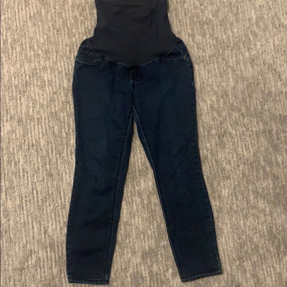 Indigo Blue Maternity Skinny Jeans